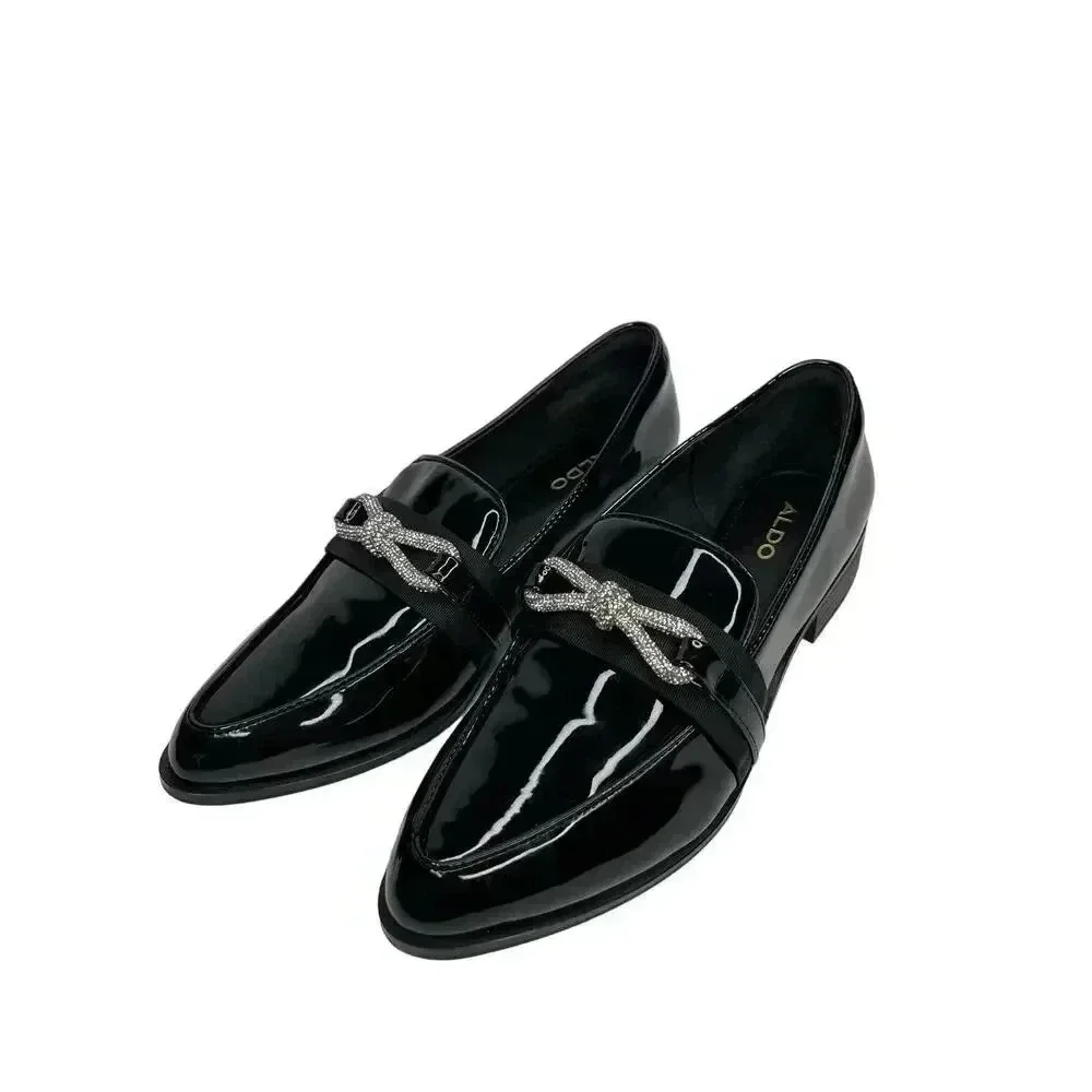 ALDO women’s Encore Patent Leather Block Heel Loafers size 8 - Picture 2 of 11